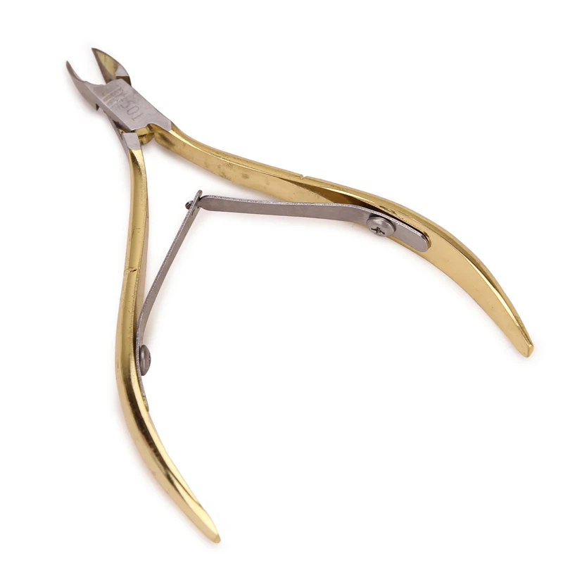 Nail Cuticle Nipper Double Spring Stainless Steel JAW 1/4-Best Nail Tool to Remove Dead Skin on