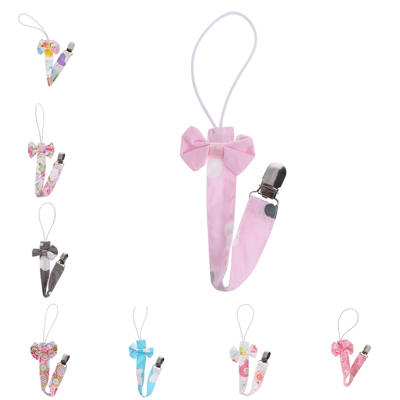 Baby Pacifier Clip Chain Strap Dummy Soother Nipple Holder Newborn Boys Girls