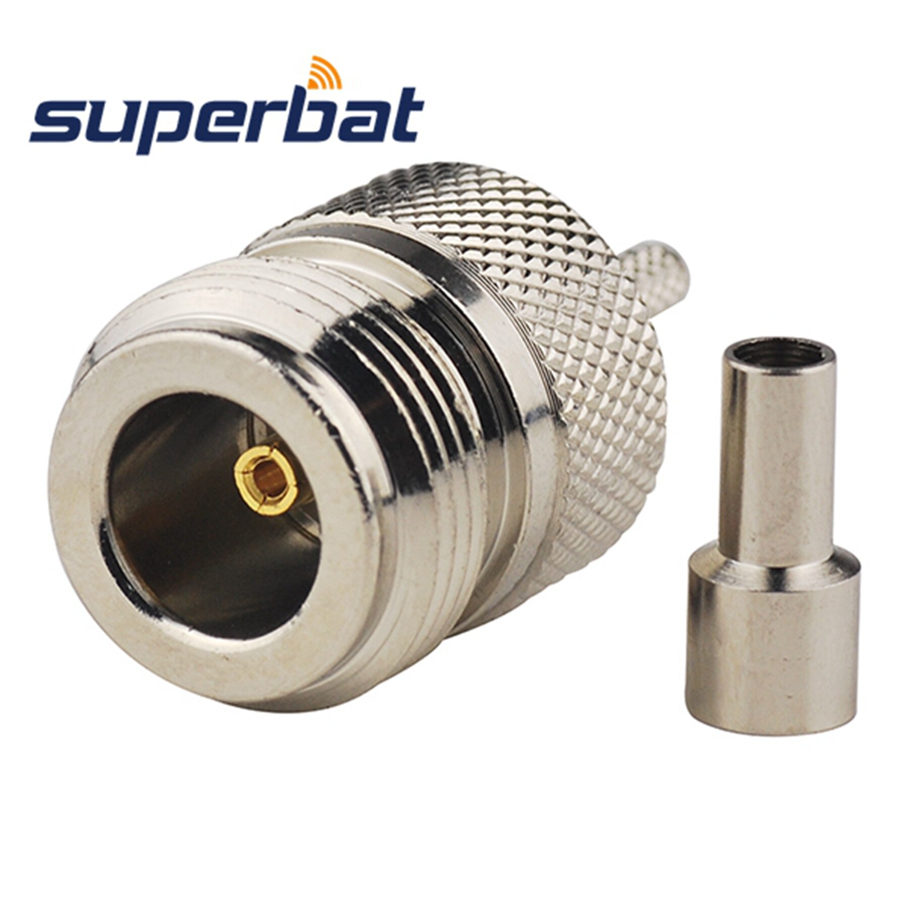 Superbat N Crimp Female RF Coaxial Connector for Cable RG174 RG188A RG316 LMR100