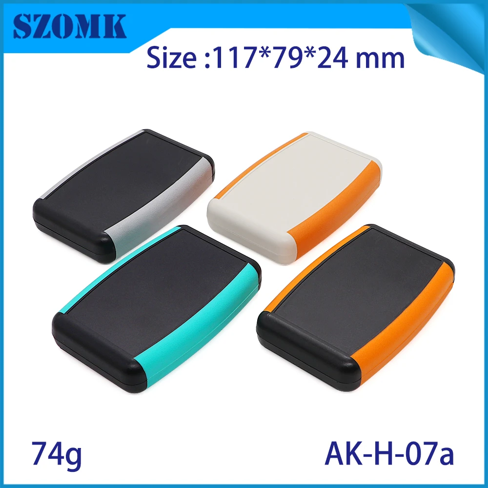 10 PCS 117*79*24mm hot sales 9V battery electrical handheld plastic enclosure box GPS control boxes abs equipment junction box