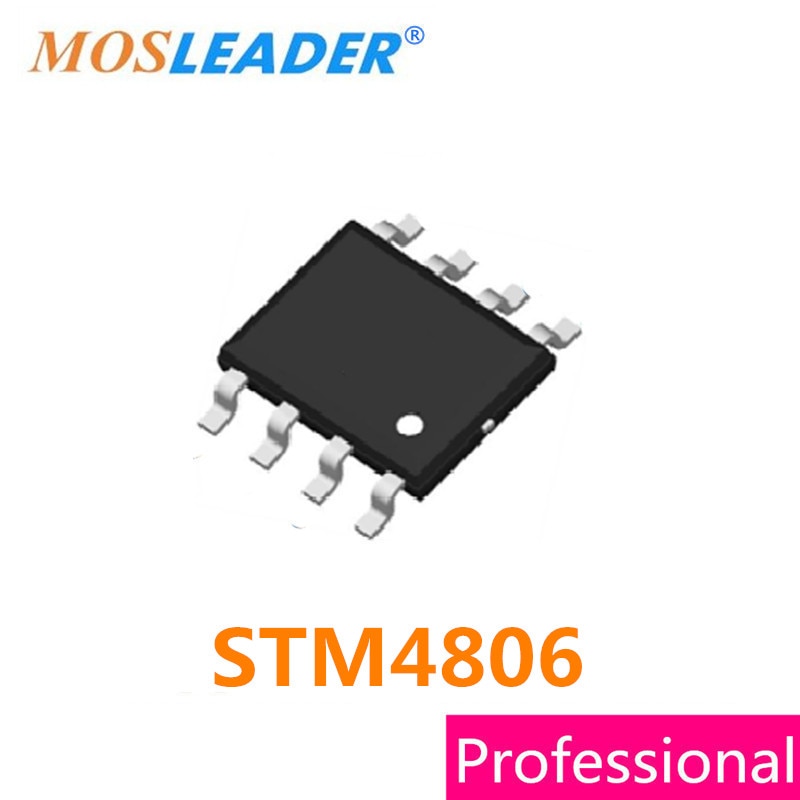 Mosleader SOP8 100PCS STM4806 N-Channel 30V 15A 4806 Mosfets Without ESD protected High quality