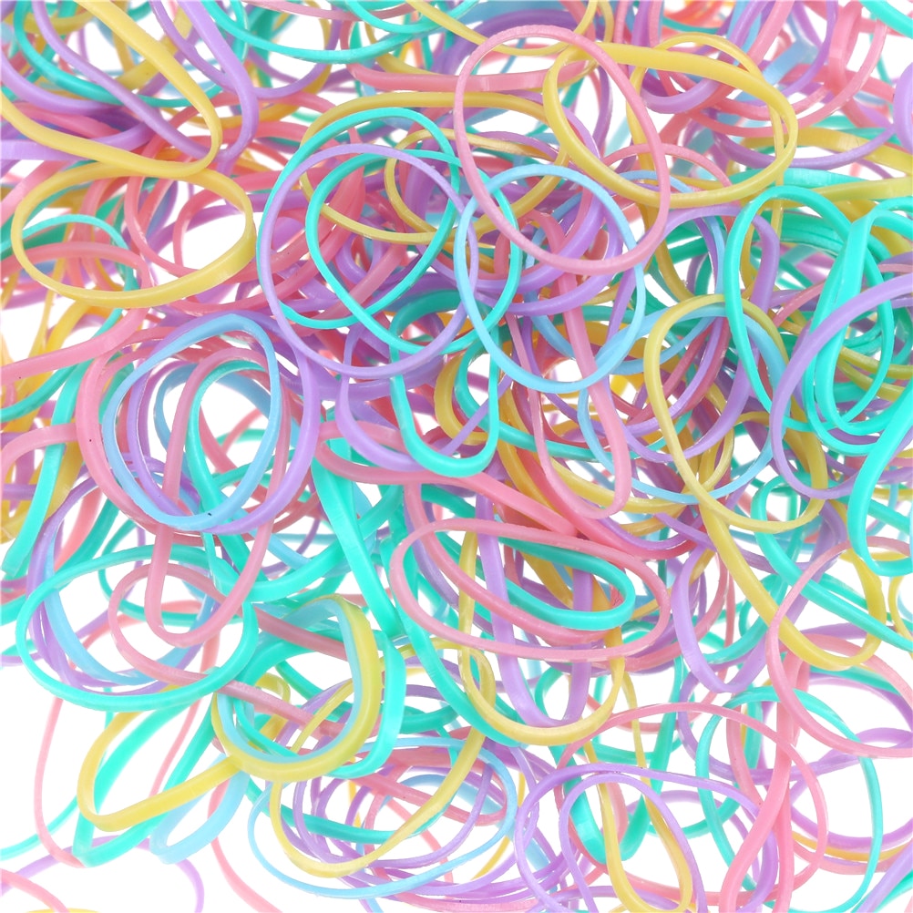Wholesale 1000pcs/bag Rubber Bands Child Baby TPU Hair Holders Elastics Girl's Tie Gum Hair Accessories