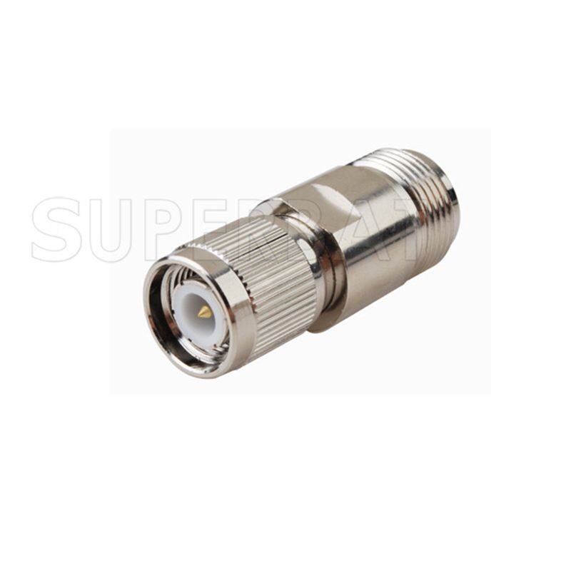 Superbat 5pcs N-TNC Adapter N Female to TNC Male Straight RF Coaxial Connector