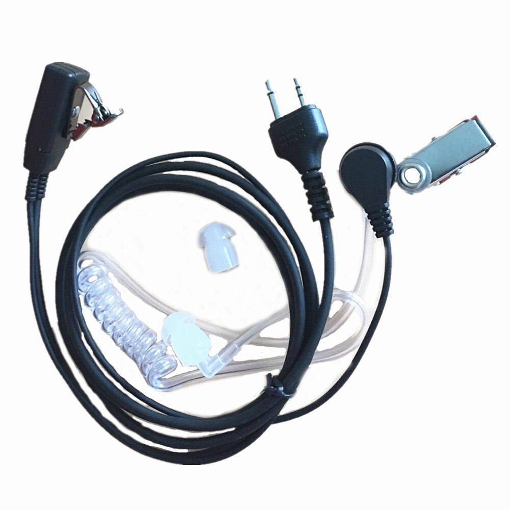 FBI Style Covert Acoustic Air Tube Earpiece Headset Mic For Midland Radio LXT324 LXT340 LXT345 LXT360 LXT365 LXT380 LXT385