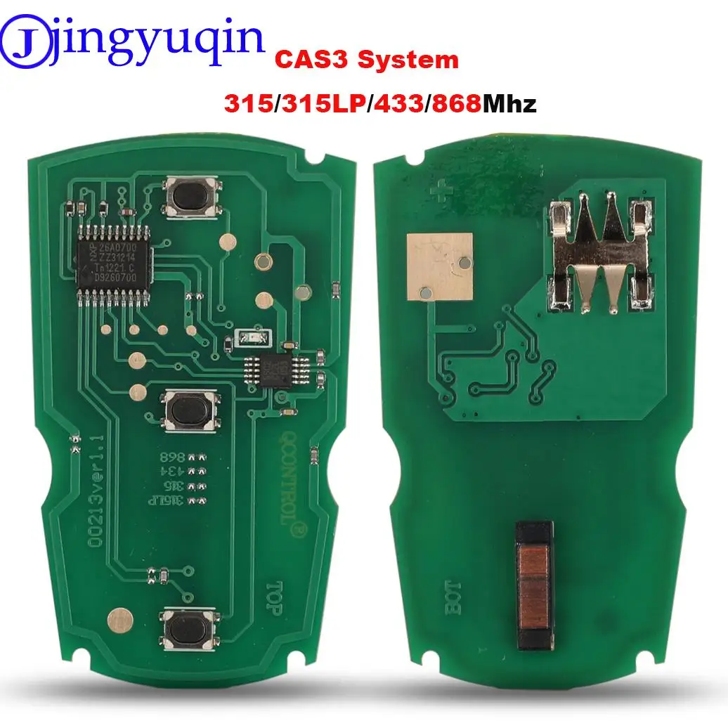 jingyuqin Car Remote Smart Key FSK CAS3 315/315LP/433/868MHz For BMW 1/3/5/7 Series CAS3 X5 X6 Z4