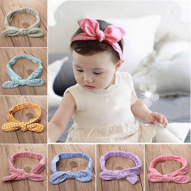 Toddler Infant Kids Baby Girls Headband Hair band Cute Bunny BowKnot Hair Band Accessories Headwear Baby Girl