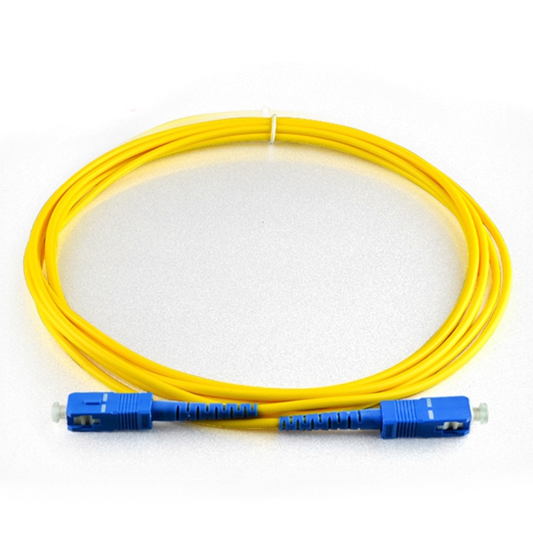 10PCS/bag SC / UPC 3M Simplex mode fiber optic patch cord SC UPC 3M 3.0mm or 2.0mm FTTH fiber optic jumper cable