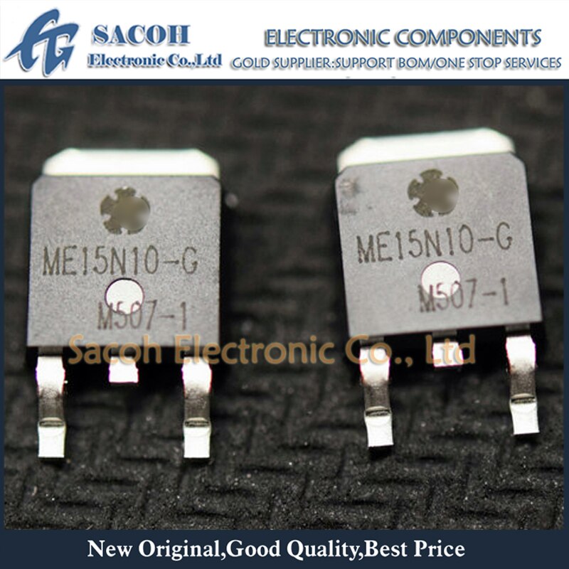 New Original 10Pcs ME15N10-G ME15N10 ME15N06 ME15N06D4 ME15N06T TO-252 15A 100V Power MOSFET