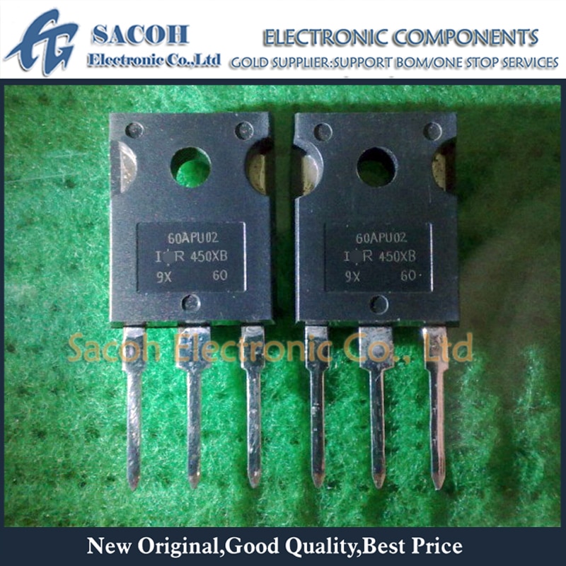 New Original 10Pcs 60APU02PBF 60APU02 60CPU02 TO-247 60A 200V Fast Recovery Diode