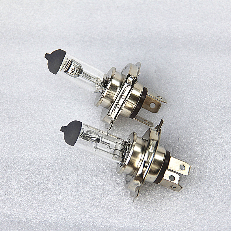 10pcs H4 Halogen 12V 55W 4300K White Fog Halogen Bulb Head Lamp Car Light
