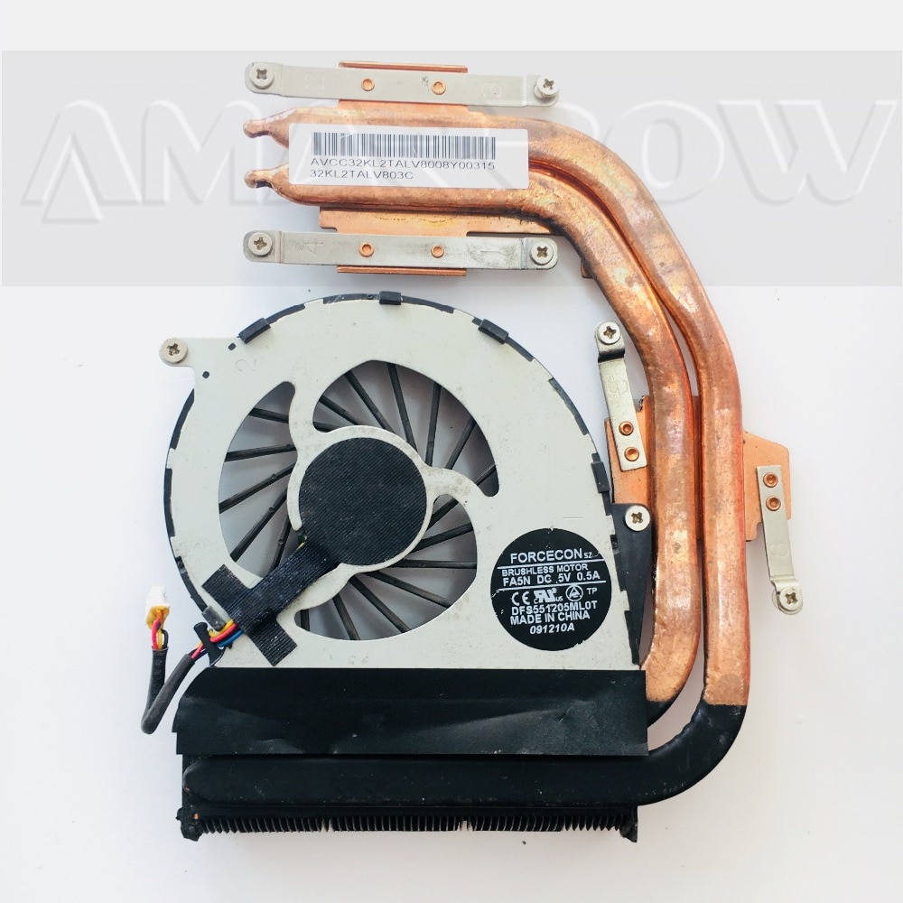 Original For LENOVO laptop heatsink cooling fan cpu cooler Y460 Y460A Y460N Y460C Y460P CPU heatsink