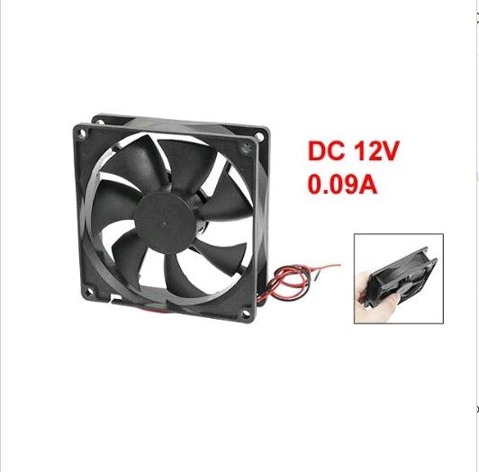 Product Details DC 12V 0.2A 90mm x 90mm x 25mm Computer Case CPU Cooler DC Cooling Fan