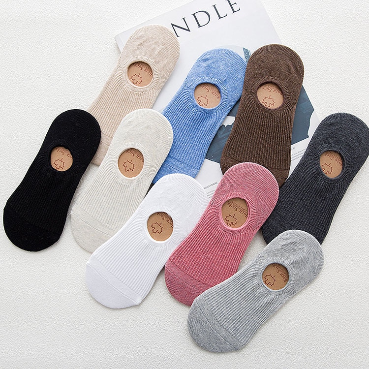 Invisible Short Woman Sweat summer comfortable cotton bamboo girl women's boat socks ankle low female invisible 2pair=4pcs