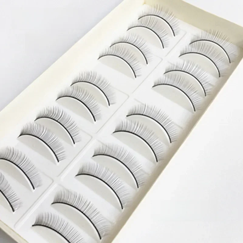 10 Pairs/Set False Eyelashes Handmade Training Lashes For Beginners Teaching Lashes Eye Extension
