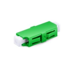 LC APC Simplex Single mode Plastic Fiber Optic Adapter, Connector