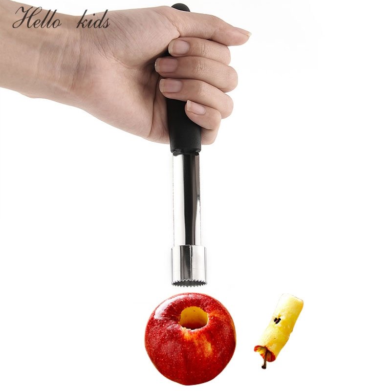 1Pcs Apple Huller Metal Tomato Stalks Plastic Fruit Leaf Knife Stem Remover Gadget Strawberry Hullers Kitchen Tool