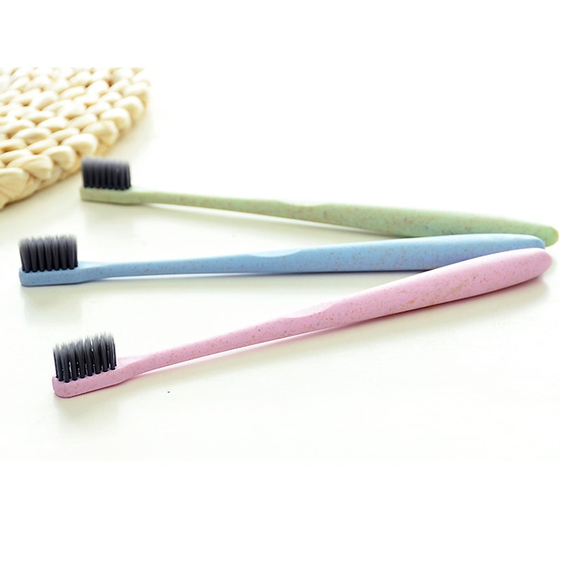 1 Baby Toothbrush Soft Bristle Kids Toothbrush Children's Training Oral Hygiene Bamboo Charcoal Teether Baby Teeth Healthy 