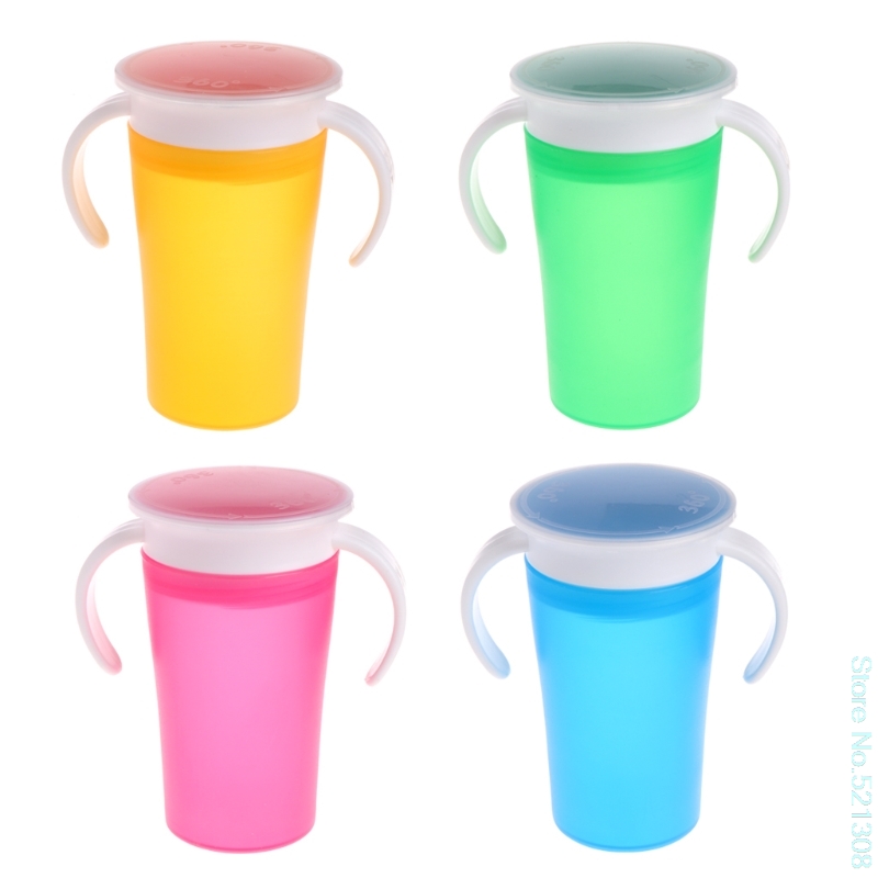 Lovely Magic Drinking Prevent Leaking Cup Training Cups For Children Students Drop Ship