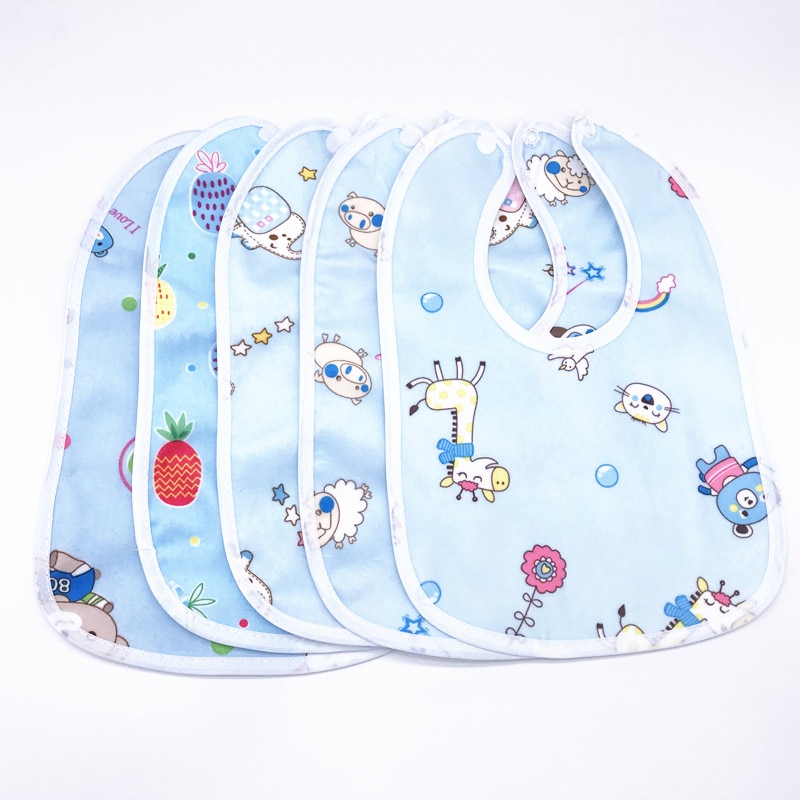 5pc Baby Cotton High Quality Babadores Burp Saliva Towel Cartoon Bibs Bandana Waterproof Boys Girls Accessories Clothing