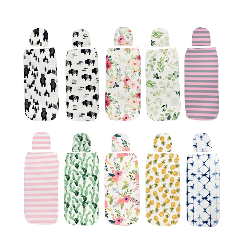 D7YD Durable Toddler Soft Wraps Baby Photography Hat Blanket Wraps Stretch Knit Wrap Newborn Photo Wraps Cloth Blankets