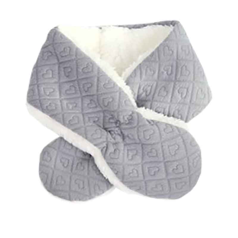 New Children's Winter Baby Clothes Keep Warm Scarf Kid Heart Shape Pattern Baby Scarf Neck With Velvet Thickening Warmer Sn