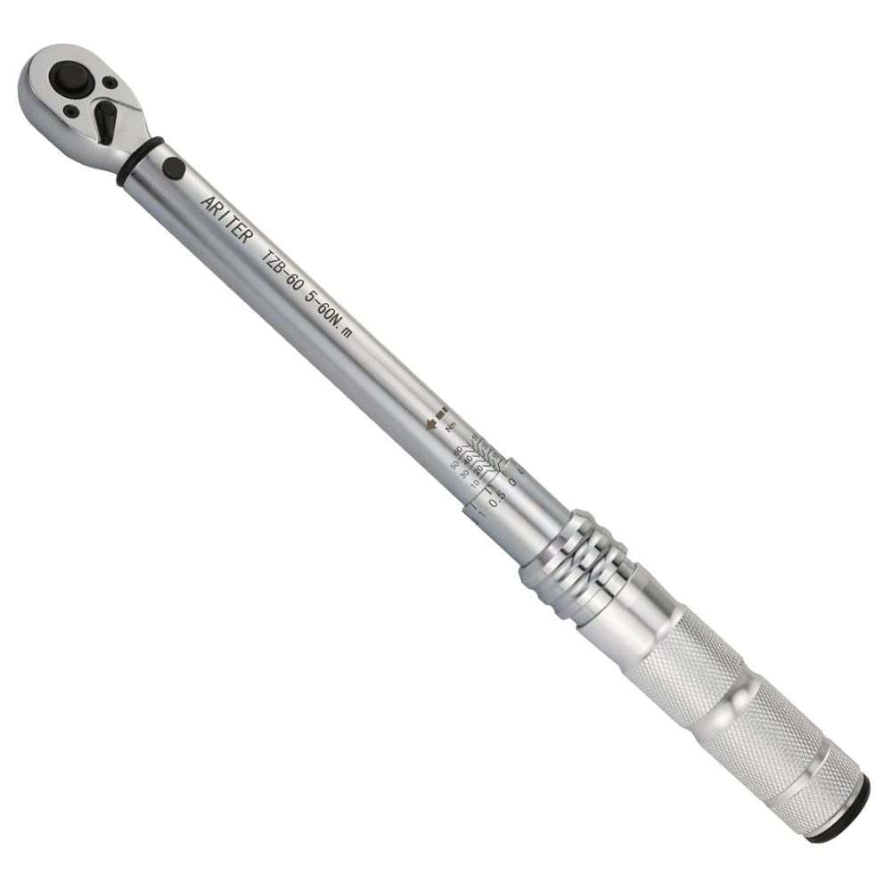 ARITER 1/4 3/8 1/2 Square Drive Torque Wrench 0.5-350N.m Accuracy 3% Car Bike Repair Hand Tools
