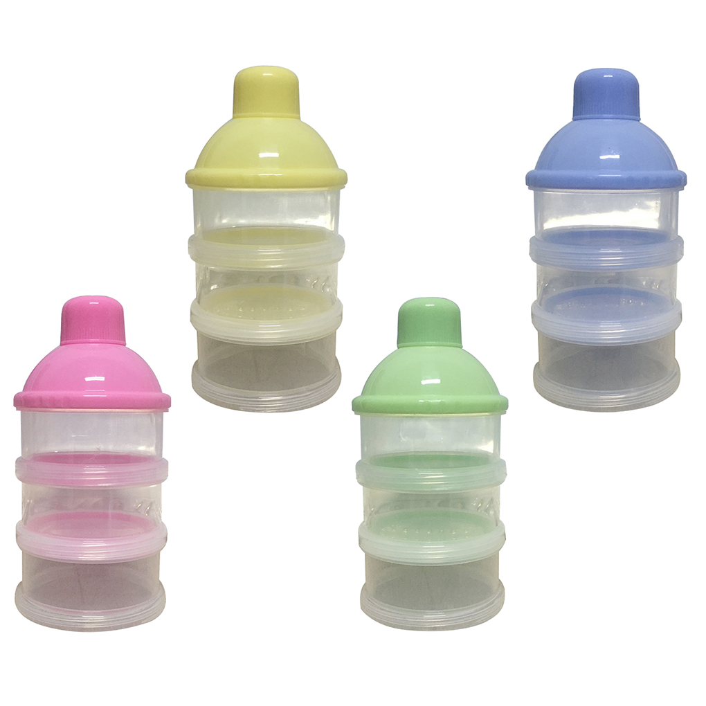 Portable Four Layers Infant Milk Powder Container Newborn Baby Feeding Food Bottle Moistureproof Snack Storage Box Milk Powder