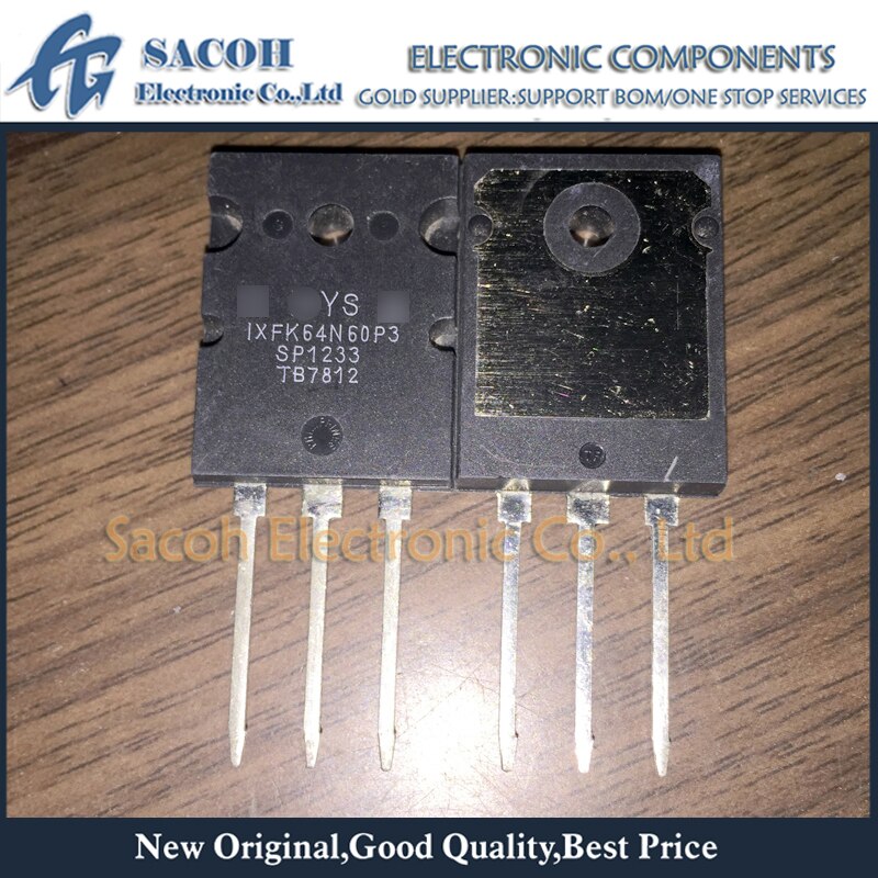 New Original 2PCS/Lot IXFK64N60P3 IXFK64N60P or IXFK64N60Q3 IXFK64N60 64N60 TO-264 64A 600V Polar3 HiPerFET Power MOSFET