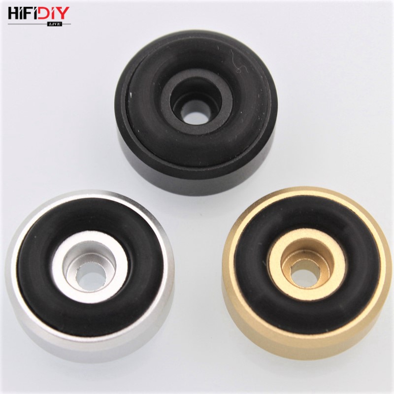 HIFIDIY LIVE Aluminum Speaker box Spikes Stand Feet Pad Amplifier DAC Decoder Audio Computer rubber buffer Floor Foot Nail M20*8