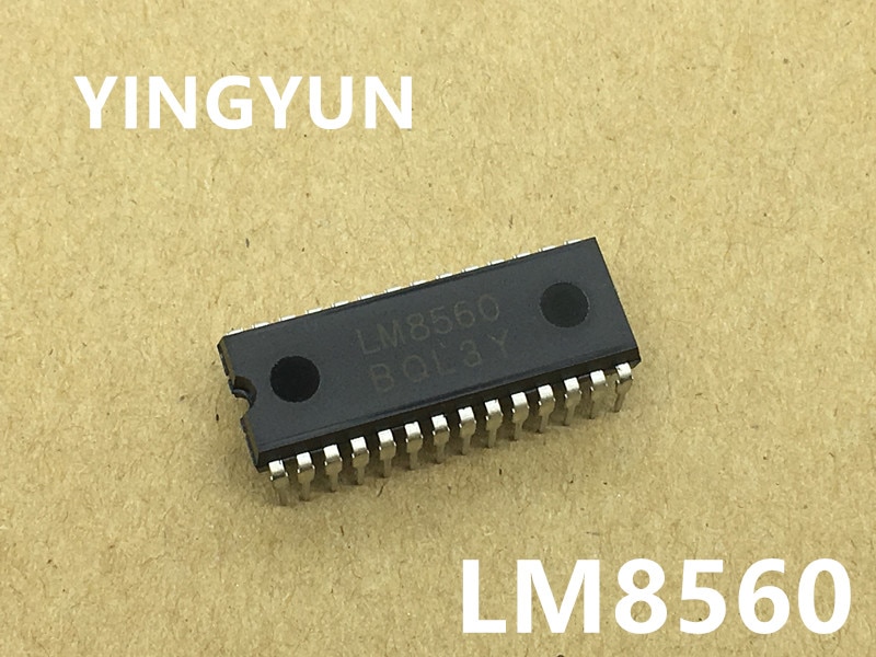 5PCS/LOT LM8560 DIP-28 Digital LED Quartz Clock Display Chip
