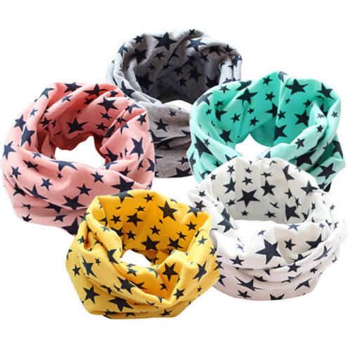 Winter Baby Cotton Warm Neck Wrap Scarves Kids Boys Girls Child Warm Circle Scarf Accessories Clothing