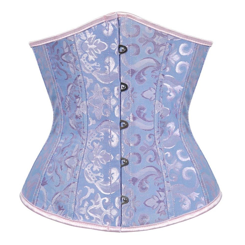 Sexy Corset Underbust Waist Cincher Corsets Gothic Corset Top Bustier Plus Size Corpete Corselet Black White Red Blue S-6XL