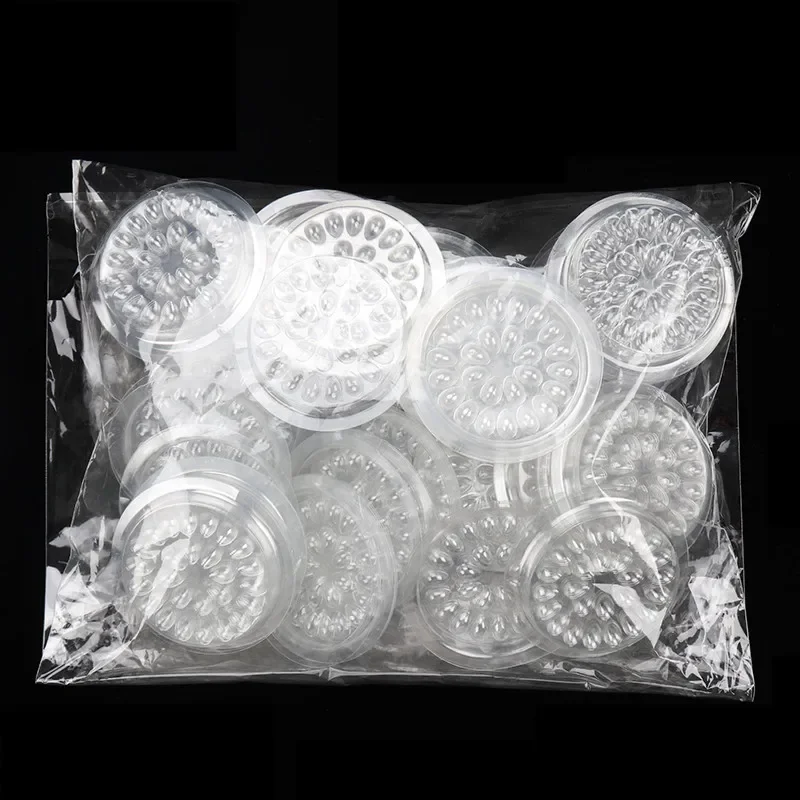 HOT 100 pcs Disposable Holder Sticker Glue Adhesive Pallet For Eyelash Extension  Eyelash Makeup