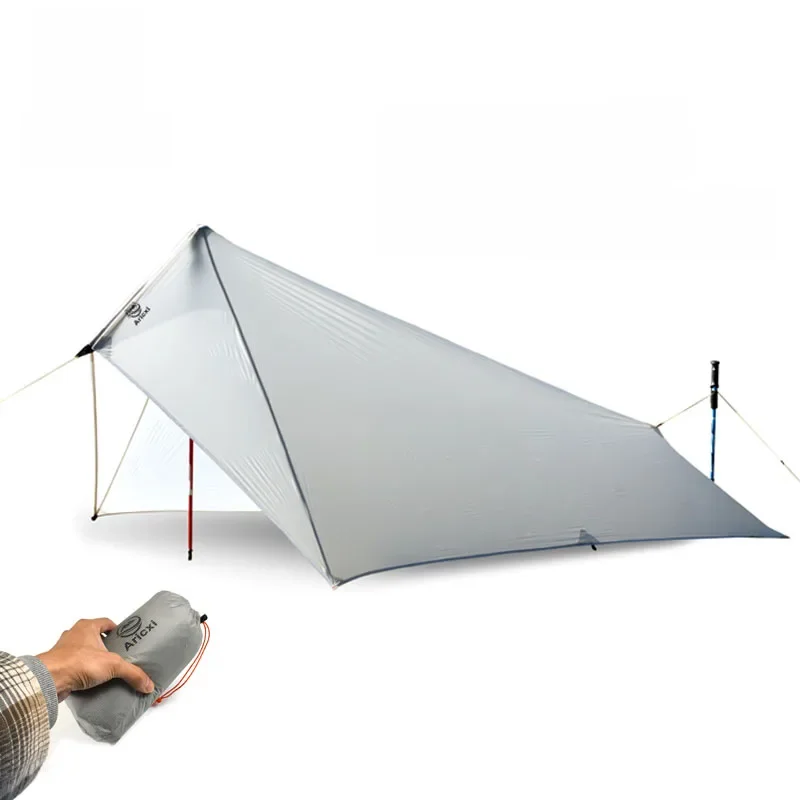 Ultra Light Rain Fly Tent Tarp, Waterproof 15d Silicone Coating Nylon Camping Shelter Canopy