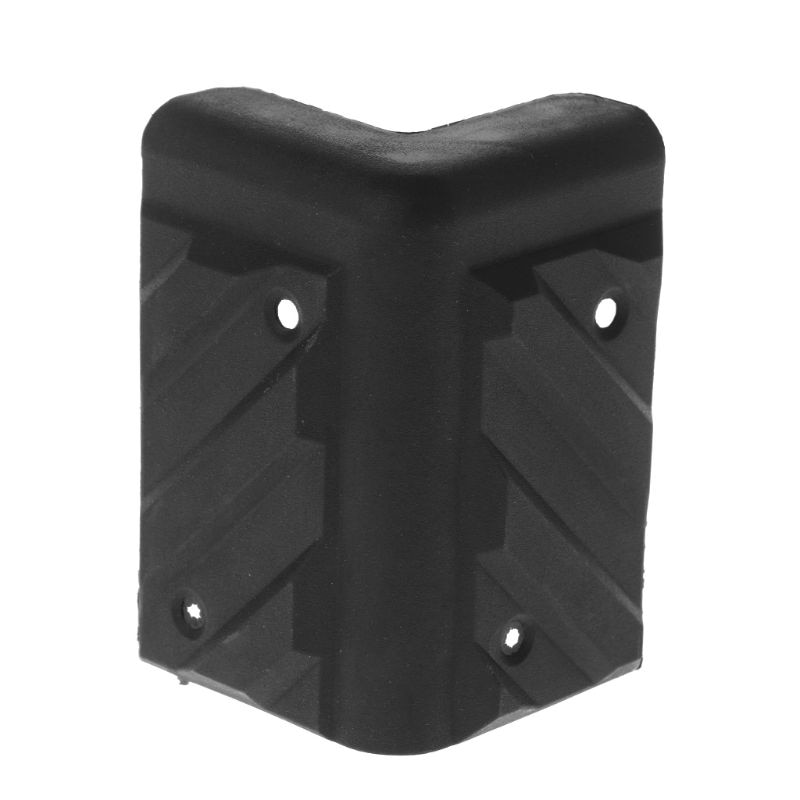 4PCS Speaker Corners Plastic Right Angle Rounded Protector Guitar Amplifier Stage Cabinets Accessories Replacement Black