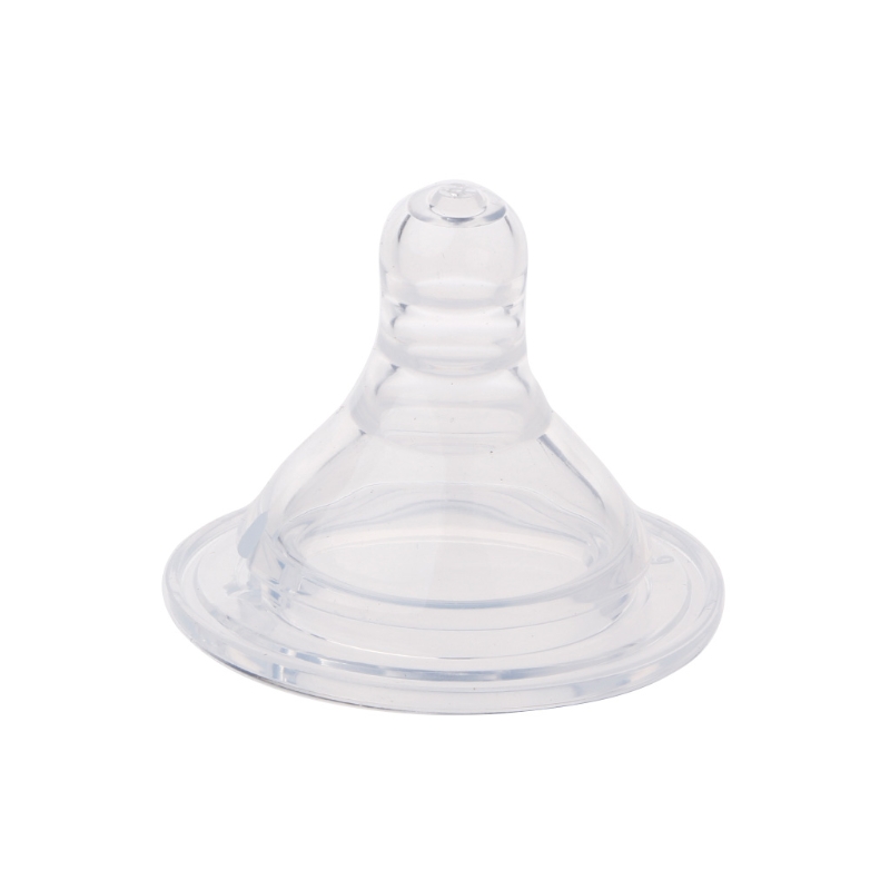 1x Silicone Wide Neck Baby Cross Hole Soft Teats Natural Flow Nipples