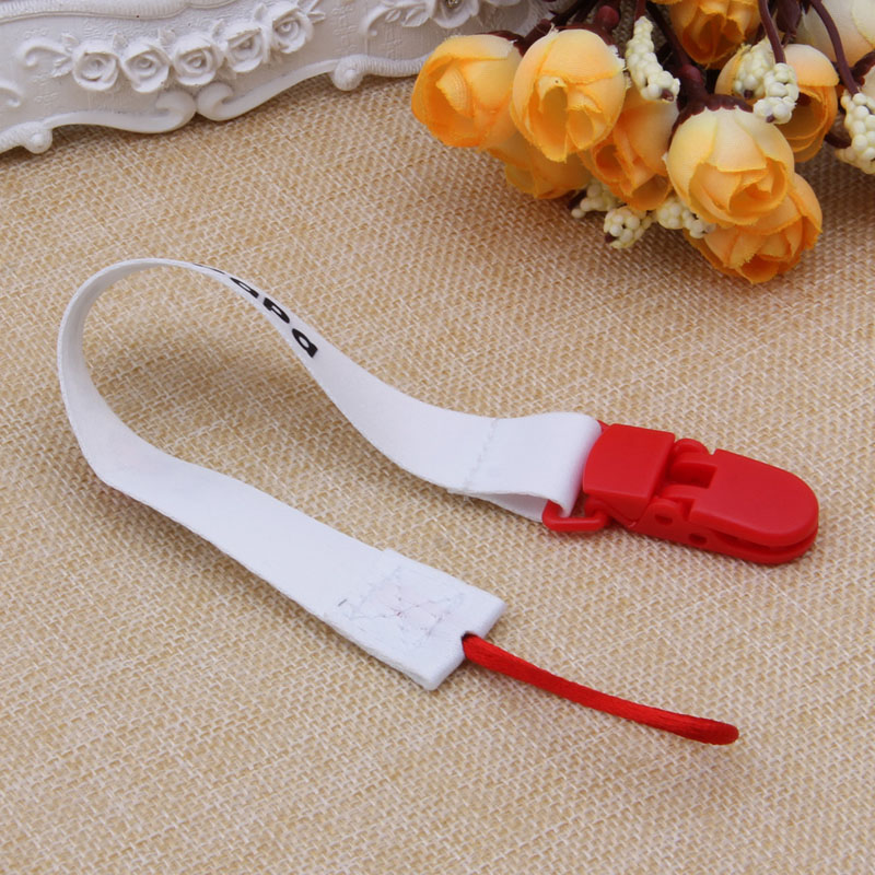 Baby Boy Girl Pacifier Soother Nipple Leash Strap Chain Newborn Clip Holder New