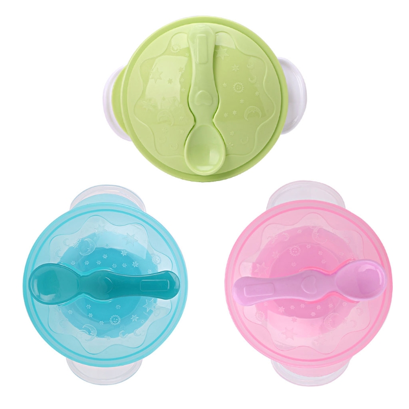 1 Set Vogue Baby Kids Children Suction Cup Slip-resistant Tableware Sucker Bowl