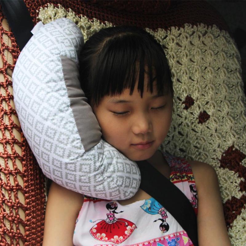 Kids Baby Car Styling Neck Headrest Cushion Car Seat Shoulder Belt Pillow Car Sleep Pillow Safety Belt Cushion Head Support