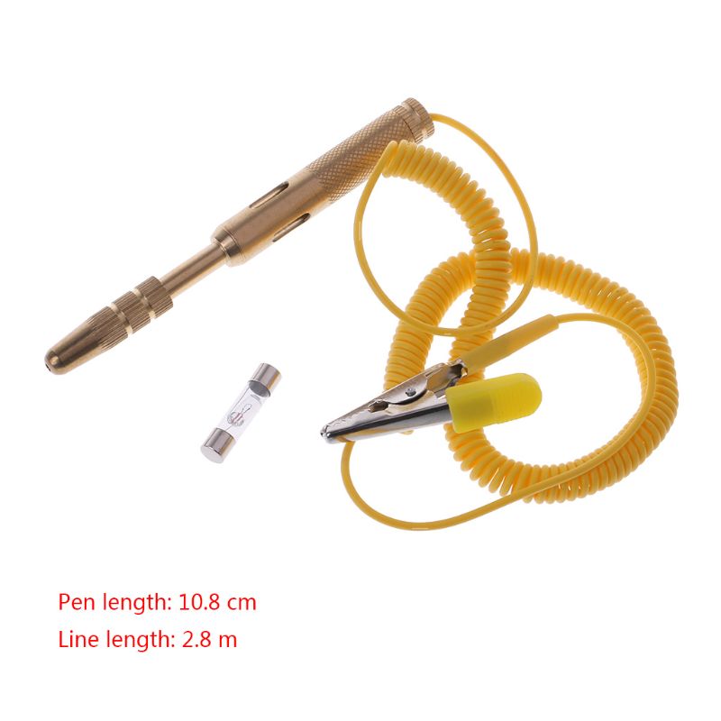 1pc Automotive Electrical Tester Car Voltage Test Pen Pencil For Auto Truck Motorcycle Testing Tools Test Lamp