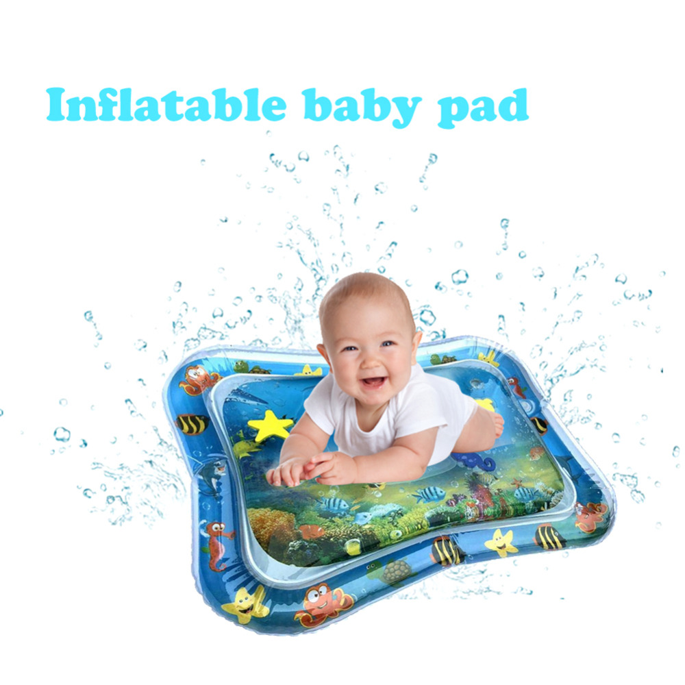 Baby Kids Water Playmats Inflatable Thicken Pvc Infant Tummy Time Playmat Toddler Fun Activity Play Center Gyms Mat For Infants