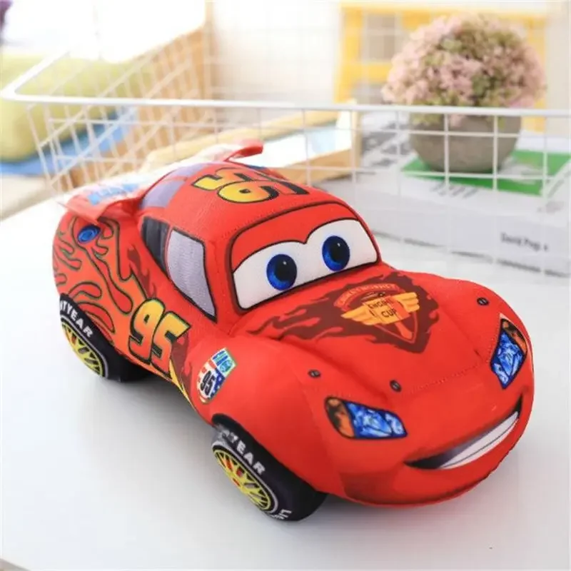 Disney Pixar Cars 2 3 Kids Toys 18cm Lightning McQueen  Plush Toys Cute Cartoon Cars Plush Toys