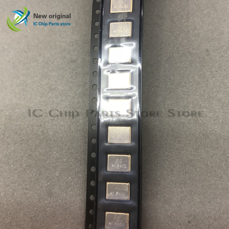 5PCS 1.8432M Rectangular 1.8432MHZ Original Inline Active Crystal Bell Full Size DIP14