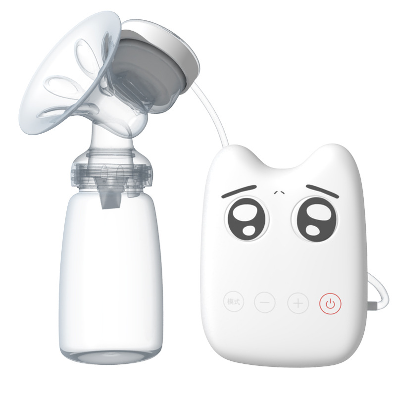 Single Electric Breast Pump Automatic Massage Strong Suction Powerful Intelligent USB Infant Milk Extractor Baby Feeding T2135