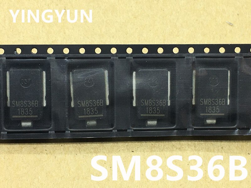 10pcs/lot SM8S36B SM8S36 DO218AB Transient TVS Diode For EDC7 Diesel PC Board Vulnerable Protection Tube