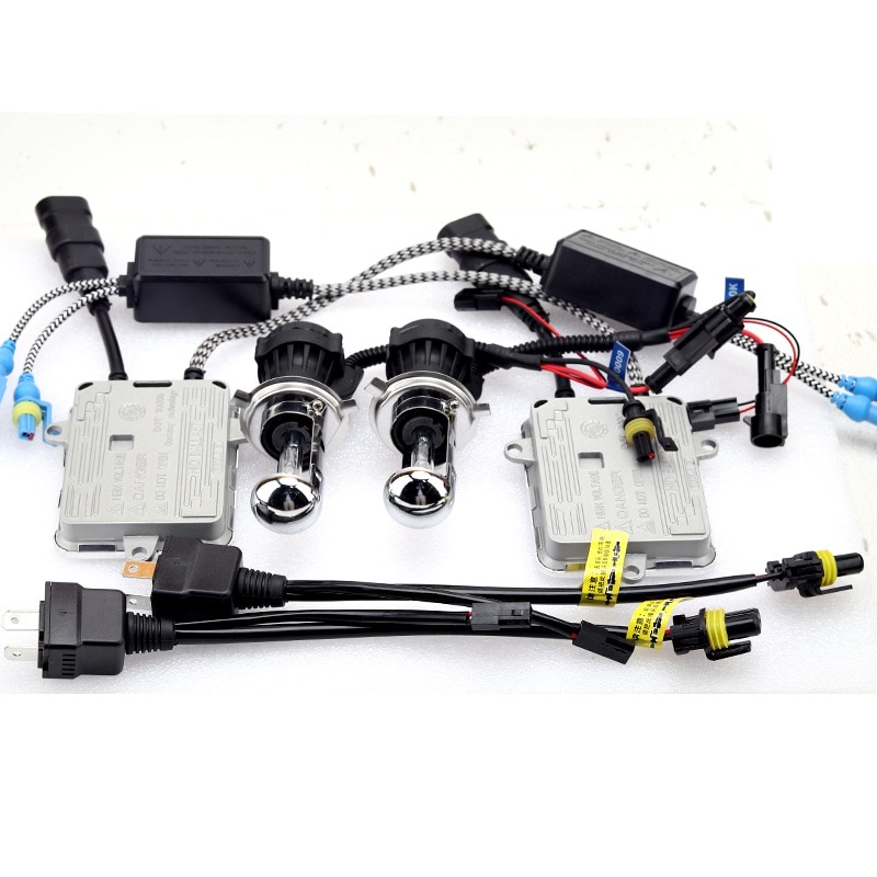 1 set Bi-xenon kit HID Hi Lo lamps AC 55w H4 Bi xenon bulbs H13 9004 9007 replacement headlight