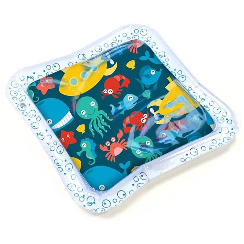 Cartoon Soft Baby Ice Pad Large Inflatable Prone Pat Water Play Cushion Toys Summer Kids Swimming Beach Pool Game Baby Gyms Mat