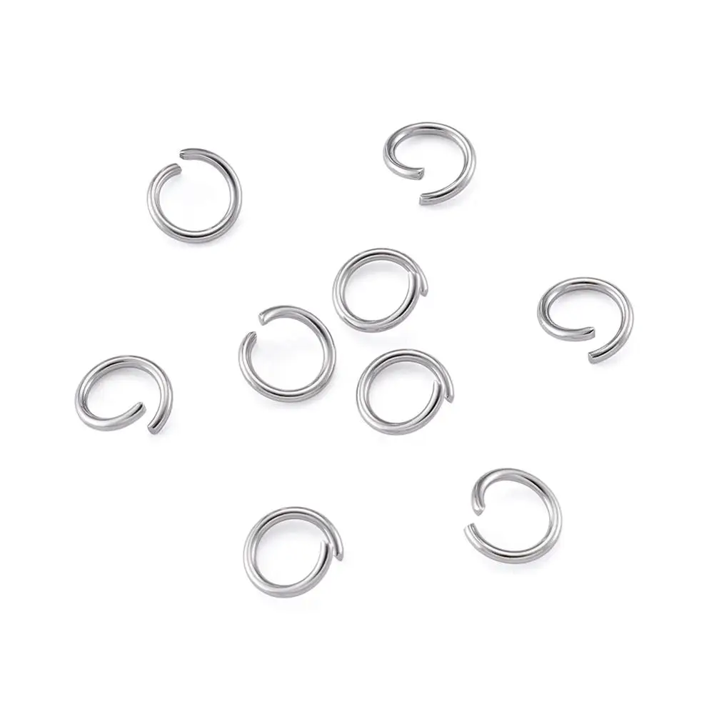 1000pcs 304 Stainless Steel Open Jump Rings 3 4 5 6 7 8mm Findings for  Jewelry Making DIY Stainless