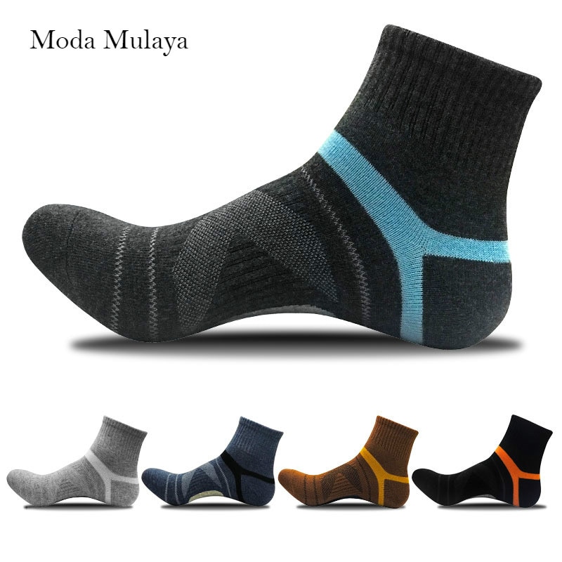 2020 Men's Compression Socks Men Merino Wool Black Ankle Cotton Socks Herren Socken Basketball Sports Compression Sock for 