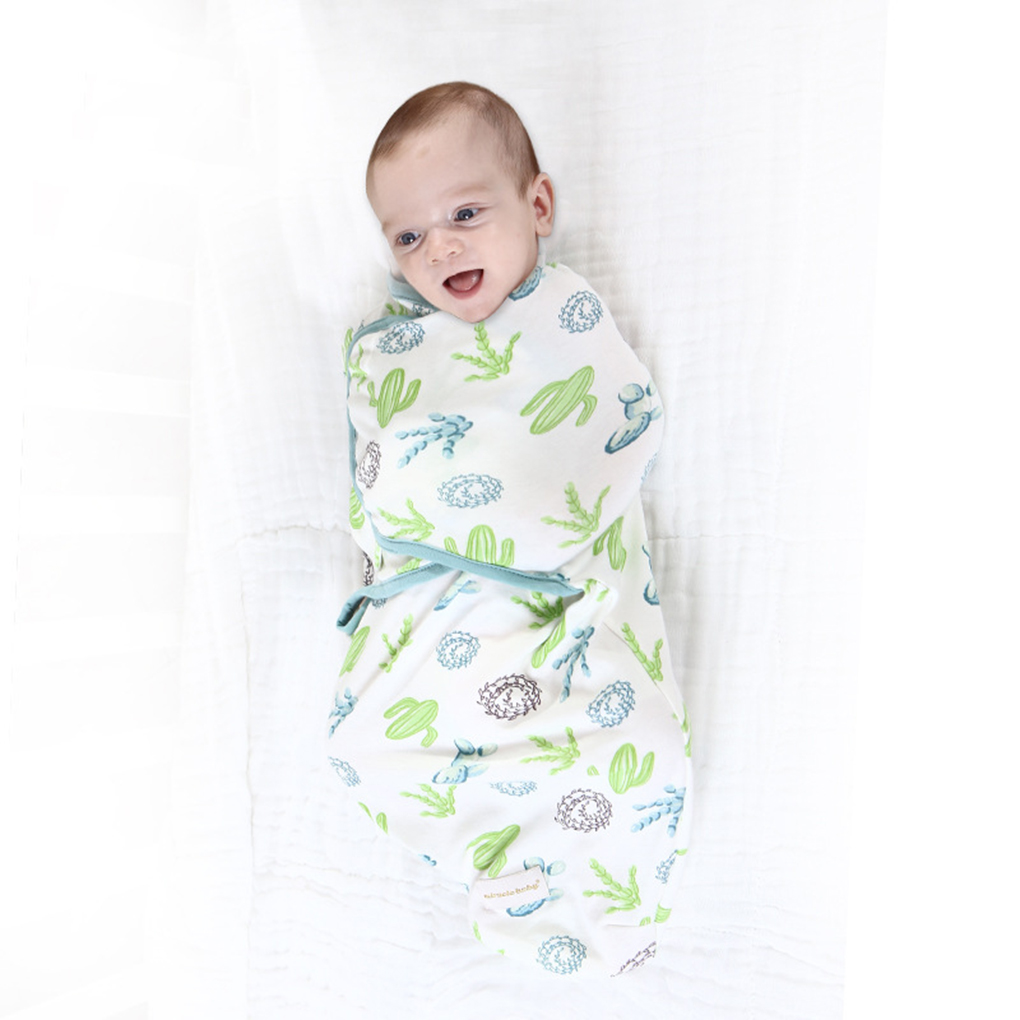 Soft Baby Girl Boy Sleeping Cotton Blanket Bag Cartoon Pattern Design Toddler Swaddling Clothes